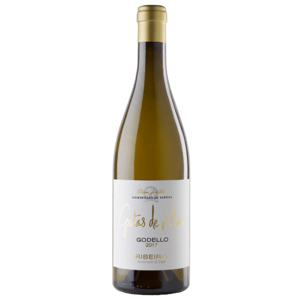 Gotas De Mar Godello - Wino białe, wytrawne o jasnożółtej barwie. Jest produkowane ze szczepu Godello.