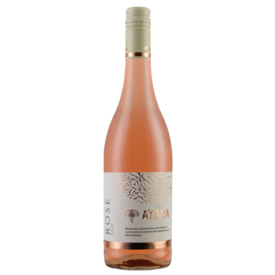 Wino różowe, wytrawne. Ma kolor malinowo-różowy i zawiera owocowe aromaty truskawek i świeżych malin.