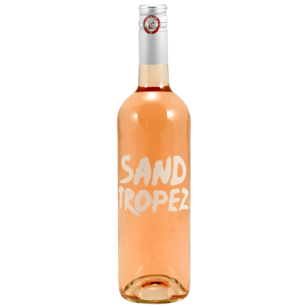 Domaine Tropez Sand Rose - różowe, wytrawne, francuskie wino z Prowansji. IGP Méditerranée. Młode, świeże, ze szczepów Grenache, Cinsault i Tibouren. Jasnoróżowy kolor z miedzianymi refleksami.