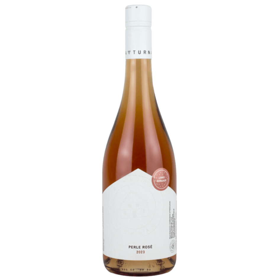 Turnau Perle Rose - wytrawne, różowe, wino z polskiej winnicy. Lekko musujące. Orzeźwiające z przyjemną kwasowością choć nie brakuje mu delikatnej słodyczy.